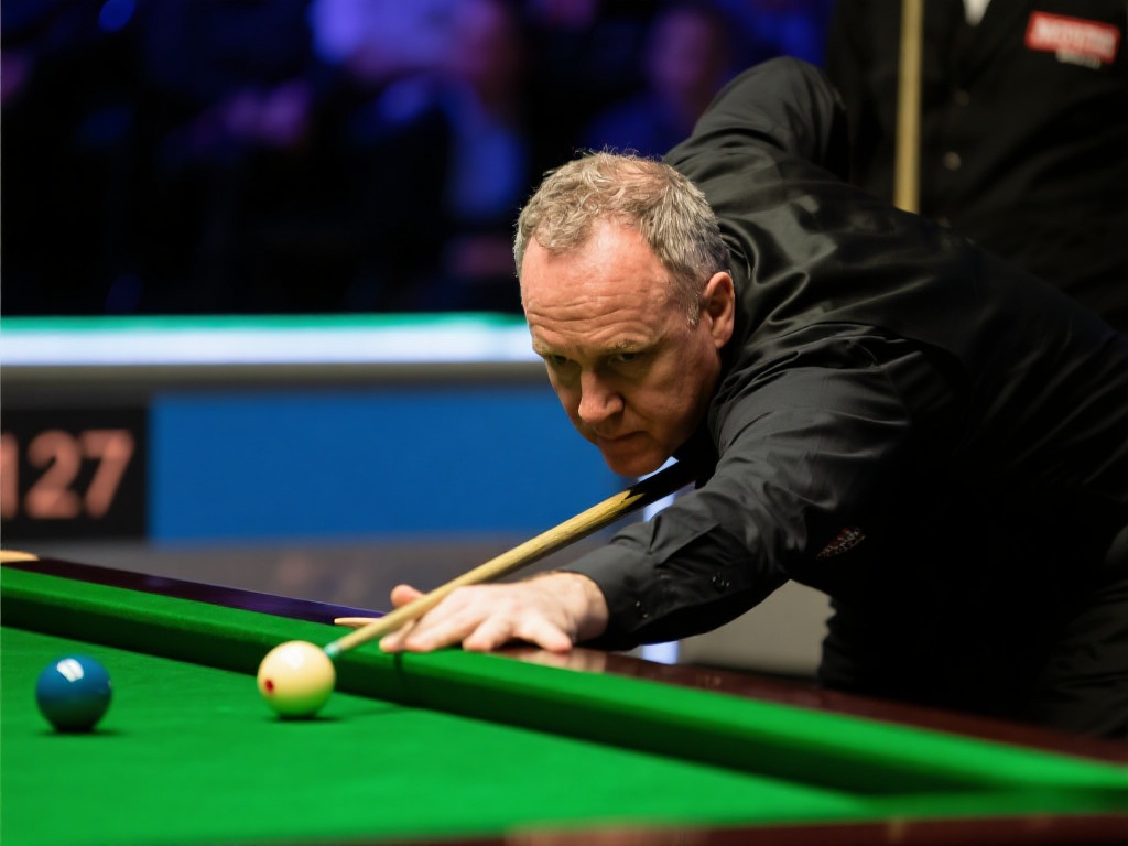 在比赛的前半程，希金斯展现了令人叹服的稳