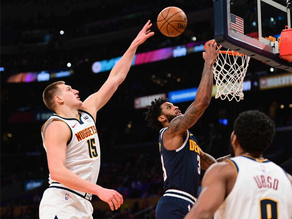 约基奇精准高抛助攻 沃特森腾空双手暴扣 篮球从来不是一个人的运动,约基奇与沃特森