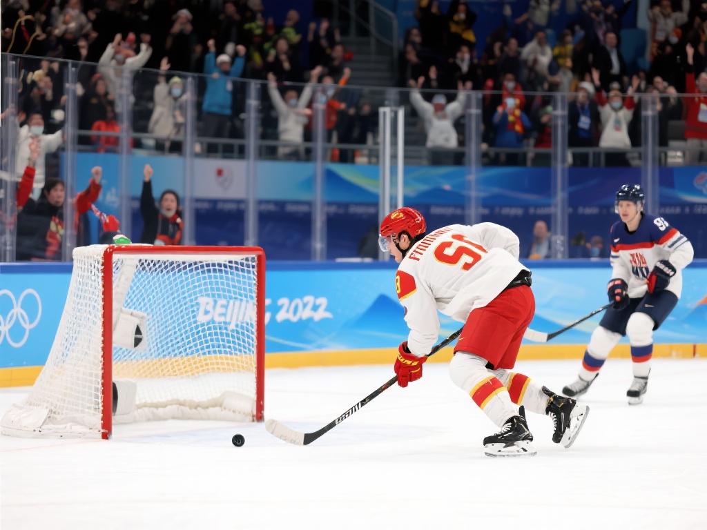 绝杀时刻!中国男冰斩获历史首胜 比赛进行到最后时刻,场上比分依然胶着,中