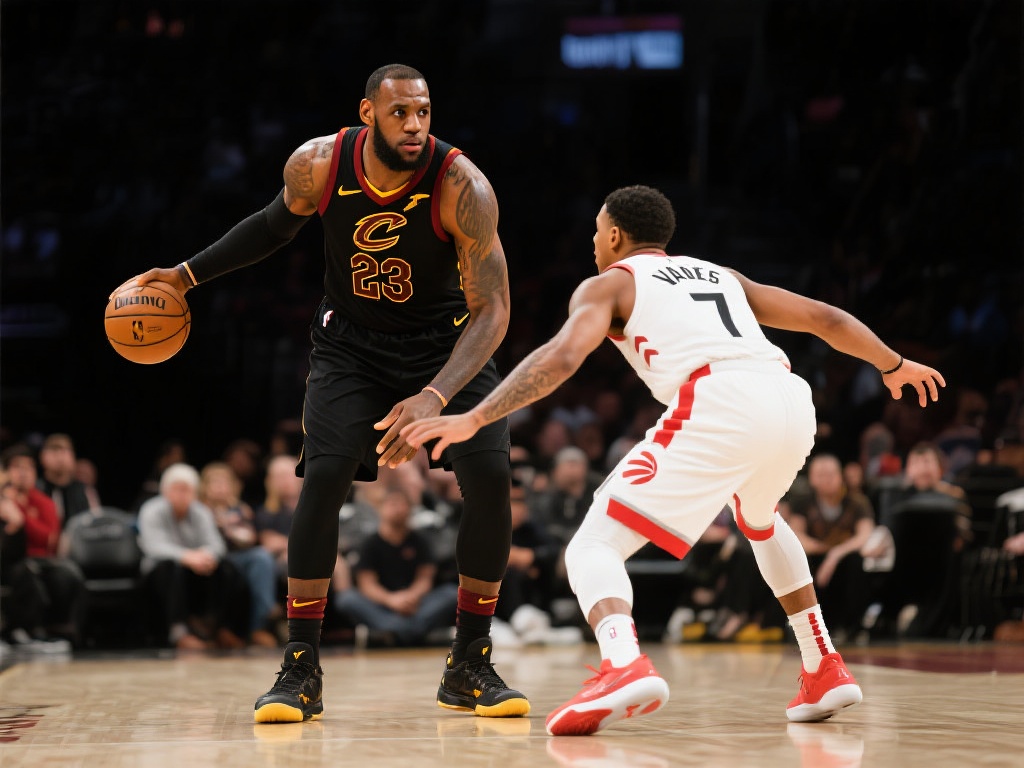 相比之下，当詹姆斯面对范弗利特时，情况完